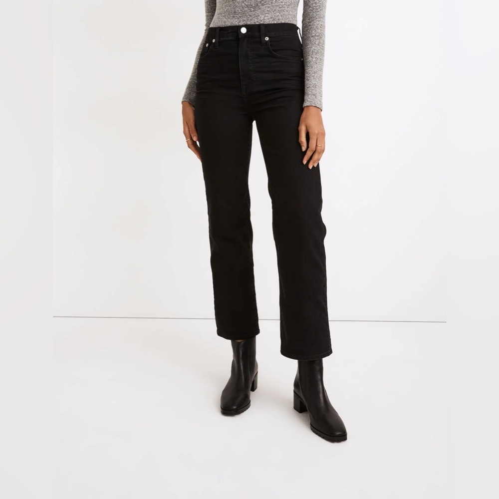 Madewell Black Ankle & Cropped Jeans